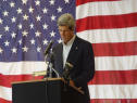 John Kerry and Flag